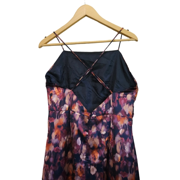 NWT Jason Wu Floral Satin Midi Dress - Picture 4 of 7